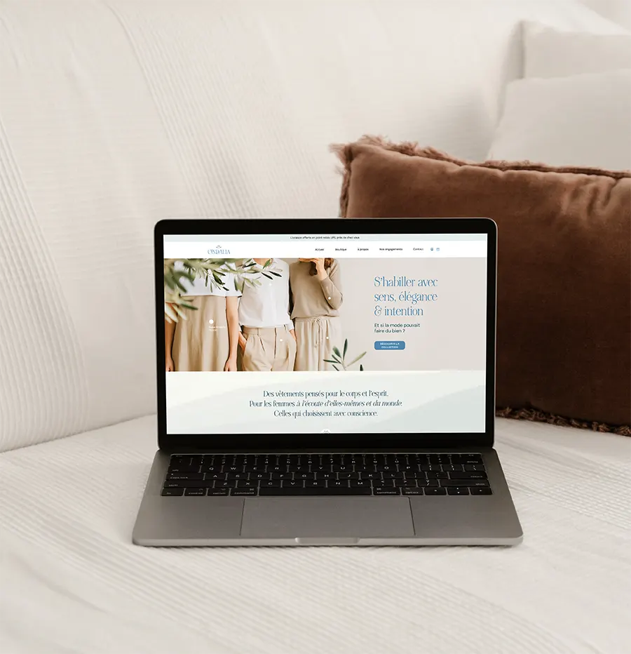 Identite visuelle Ondalia mode ethique Lucie Colin 10